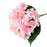 Crofta 17.7inch Silk Cloth Fake Hydrangea Flower Floral Arrangement for Restaurants White Pink