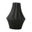 Crofta Ceramic Flower Vase Pot 6.1x8.2inch for Kitchen Study Mantel End Table Decor Black