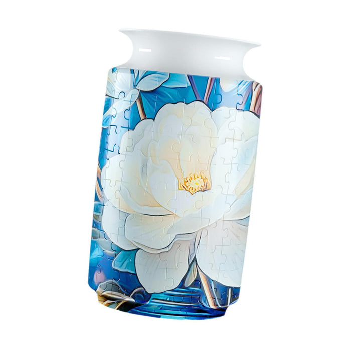 Crofta 3D Puzzle Vase Ideal Gift Unique Flower Vase for Friends Thanksgiving Adults Flower