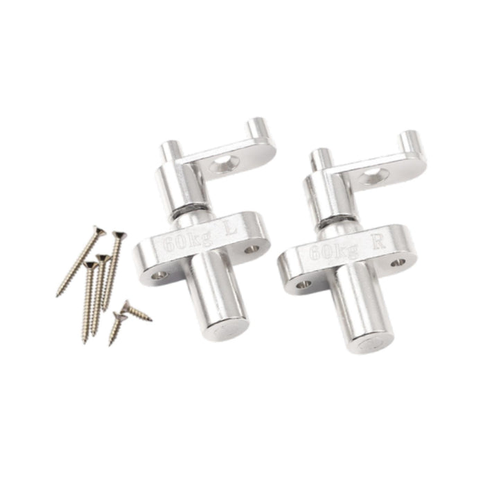 Crofta 2 Pieces Dressing Table Hinges Strong Load Bearing Capacity Concealed Hinges 60kg Torque