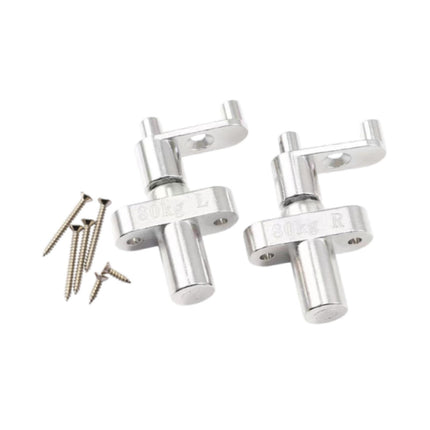 Crofta 2 Pieces Dressing Table Hinges Strong Load Bearing Capacity Concealed Hinges 80kg Torque