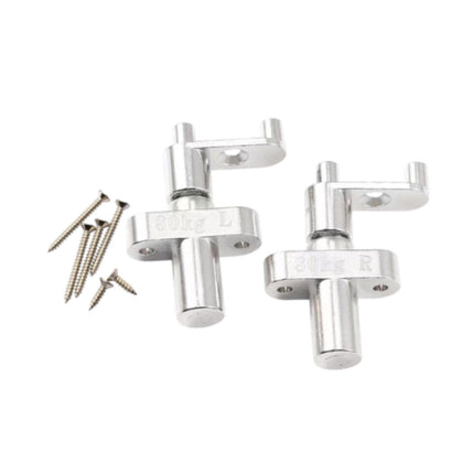 Crofta 2 Pieces Dressing Table Hinges Strong Load Bearing Capacity Concealed Hinges 80kg Torque