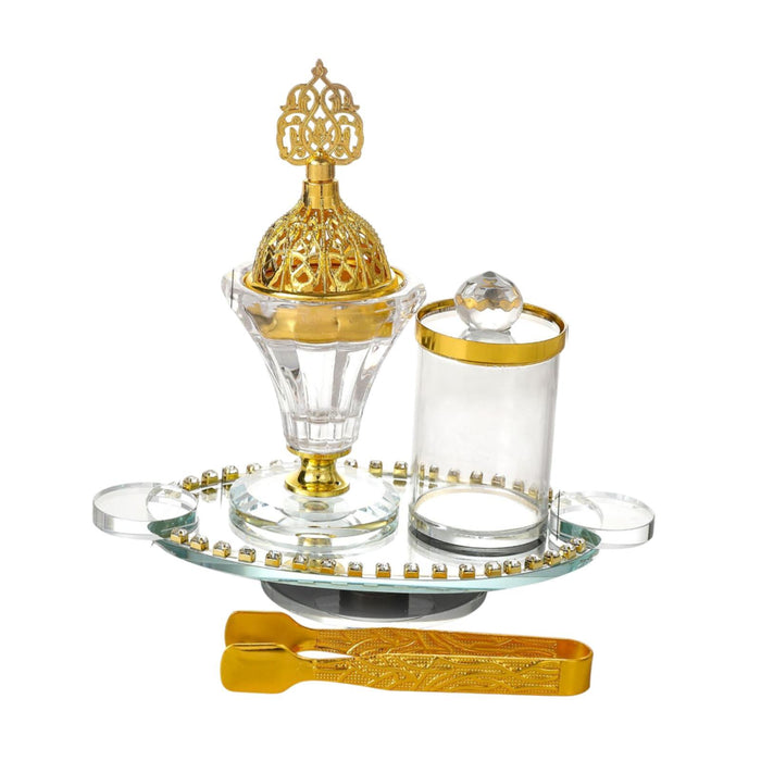 Crofta Incense Holder Home Decor Arabic Incense Burner for Yoga Cabinet Living Room