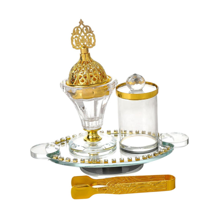 Crofta Incense Holder Home Decor Arabic Incense Burner for Yoga Cabinet Living Room