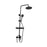 Crofta Shower Faucet Home Use Adjustable Showerhead Angles Shower Head and Handheld Style J