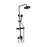 Crofta Shower Faucet Home Use Adjustable Showerhead Angles Shower Head and Handheld Style J