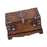 Crofta Decorative Wood Box Container Antique Style Case Versatile Treasure Box