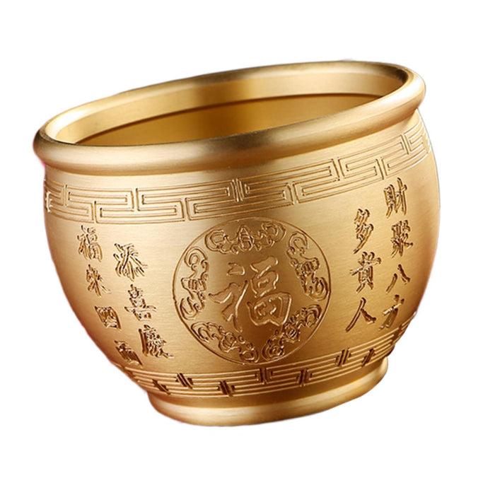 Crofta Chinese Treasure Bowl Creative Cornucopia Bowl for Study Room Desk Bookshelf Style A