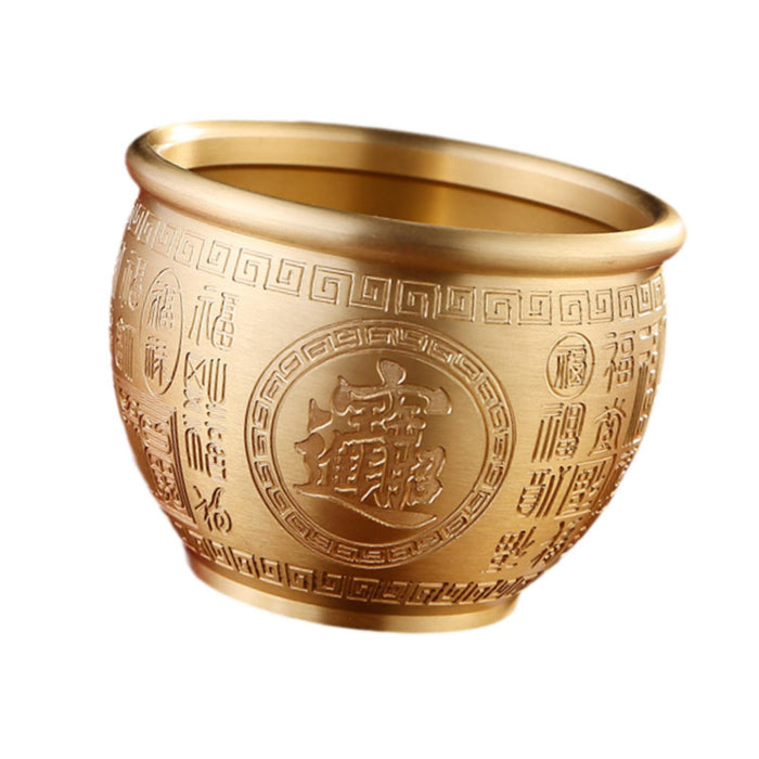 Crofta Chinese Treasure Bowl Creative Cornucopia Bowl for Study Room Desk Bookshelf Style B