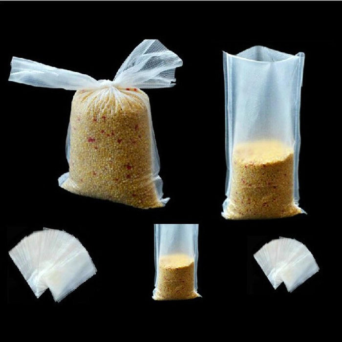 Crofta 100pcs Fast Dissolving Bags Carp Fishing Tackle Carp Bait 6x12cm&7x15cm