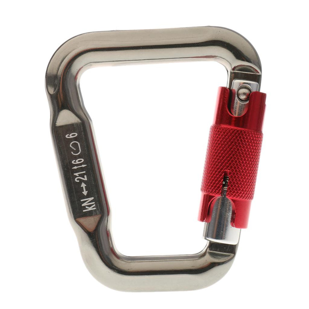 Crofta 2 Pieces 21KN / 2100kg Heavy Duty Auto Locking Carabiner Paraglider Paragliding Climbing Equipment