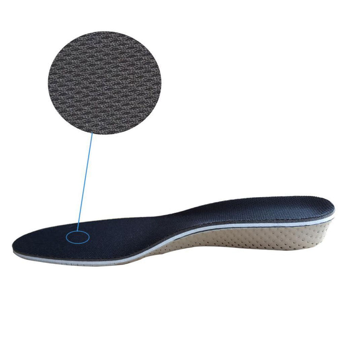 Crofta 2 Pair Soft Memory Foam Invisible Arch Heel Height Increase Taller Insoles