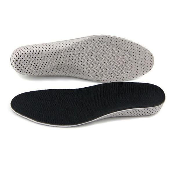 Crofta 2 Pair Soft Memory Foam Invisible Arch Heel Height Increase Taller Insoles