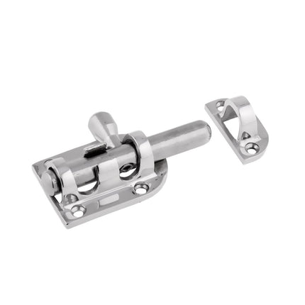 Crofta 2 Pieces Boat Barrel Slide Bolt Cabinet Door Latch / Lock 60mm x 30mm - Marine 316 Stainless Steel