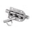 Crofta 2 Pieces Boat Barrel Slide Bolt Cabinet Door Latch / Lock 60mm x 30mm - Marine 316 Stainless Steel