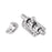 Crofta 2 Pieces Boat Barrel Slide Bolt Cabinet Door Latch / Lock 60mm x 30mm - Marine 316 Stainless Steel