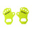 Crofta Workout Gloves Hand Grips Weightlifting Grip Pads for Men Women Deadlift M Size Green