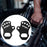 Crofta Workout Gloves Hand Grips Weightlifting Grip Pads for Men Women Deadlift S Black