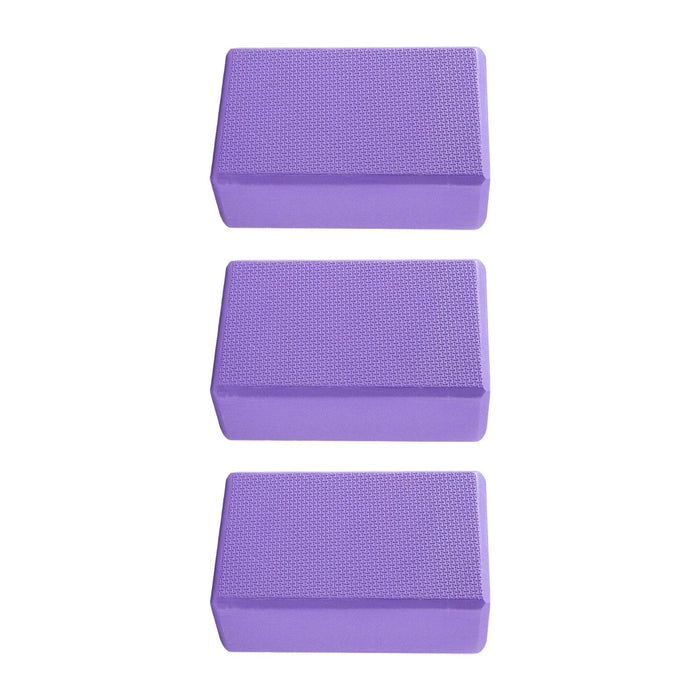 Crofta 3 Pieces Stepping Stone Non Slip Children Boys Girls EVA Sensory Riverstones violet