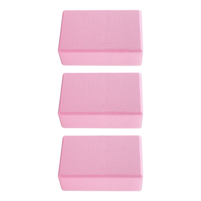 Crofta 3 Pieces Stepping Stone Non Slip Children Boys Girls EVA Sensory Riverstones pink