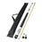 Crofta 1/2 Billiard Pool Cue with Storage Pouch for Billiard Players Beginner Women Width 1.15cm White