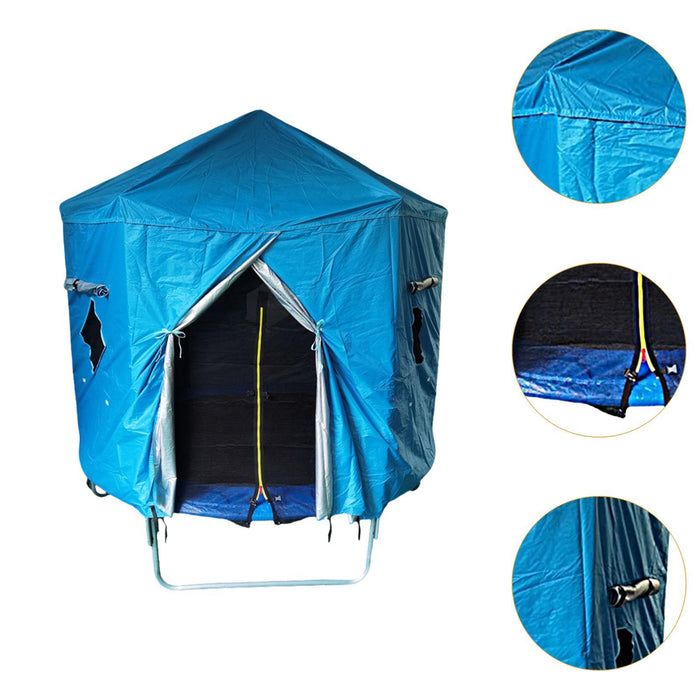 Trampoline Tent Canopy Trampoline Accessories Trampoline Sunshade Cover Only for 10FT 8 Poles