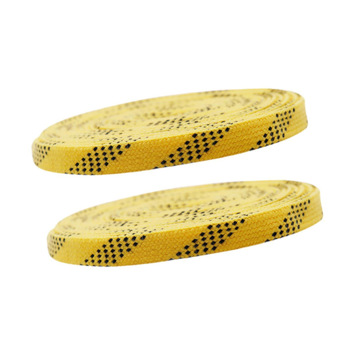 Crofta 1 Pair Hockey Skates Laces Figure Skate Laces for Figure Skates Roller Derby 213cm Yellow