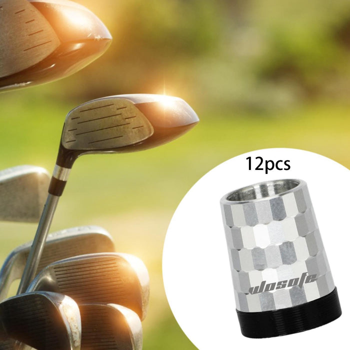 Crofta 12Pcs Golf Iron Ferrules Practical Premium Covers for Sports Beginner Adults