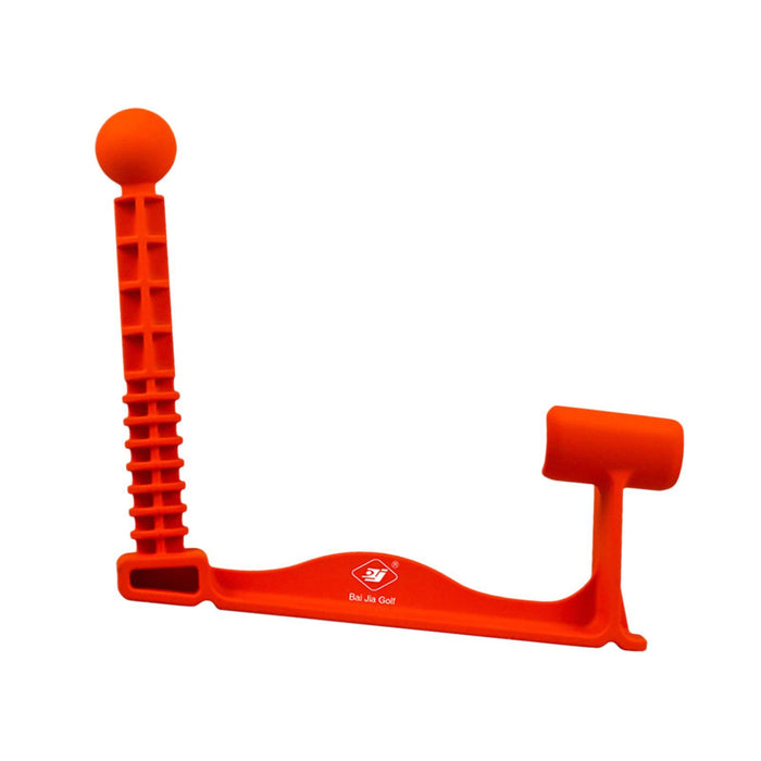 Crofta 144Â° Golf Swing Trainer Golf Swing Practice Tool for Beginners Professionals Orange