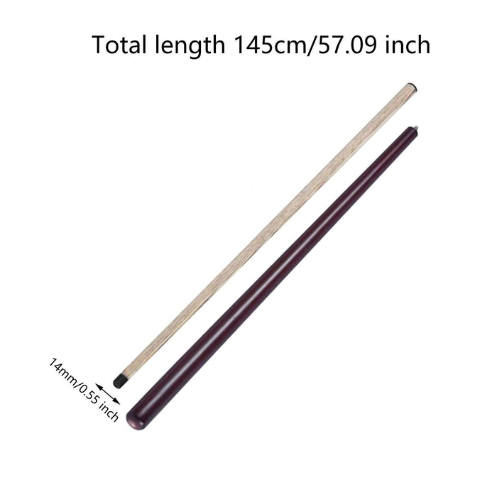 Crofta 1/2 Split Pool Cue 57.09inch Long Snooker Pool Cue for Enthusiasts Women Men