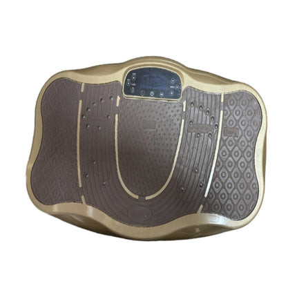 Crofta Vibration Plate Exercise Machine Non Slip Pedal SHAKE Board Fitness Trainers Champagne Gold