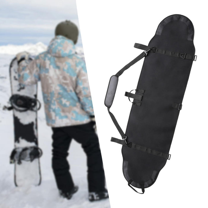 Crofta Snowboard Sleeve Cover Case with Shoulder Strap Travel Bag Equipment Ski Bag