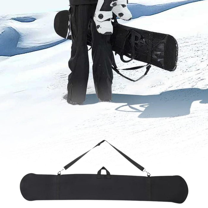 Crofta Snowboard Bag Soft Snowboard Cover Case for Skateboarding Outdoor Activities 136cm