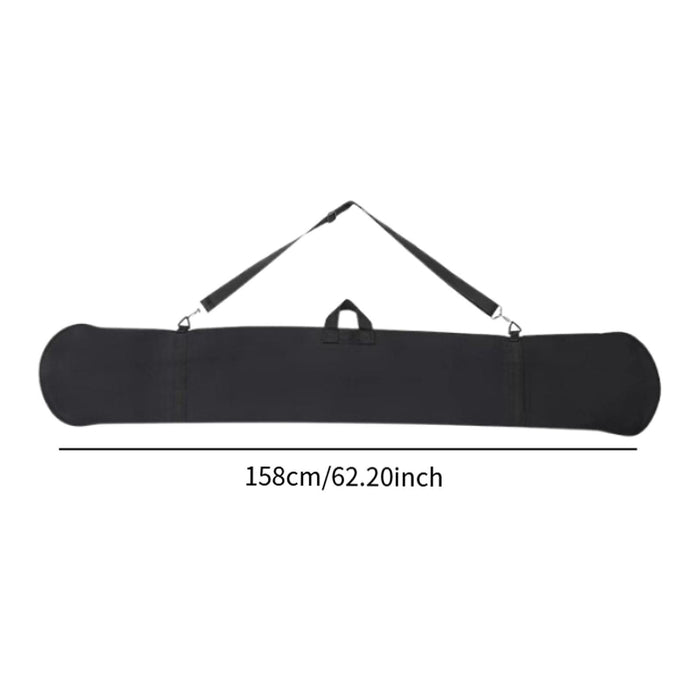 Crofta Snowboard Bag Soft Snowboard Cover Case for Skateboarding Outdoor Activities 158cm