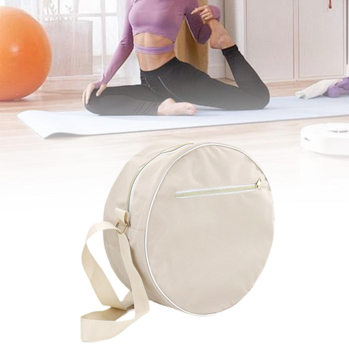 Crofta Yoga Wheel Bag Yoga Wheel Storage Bag Workouts Fitness Bag Women Pilates Bag