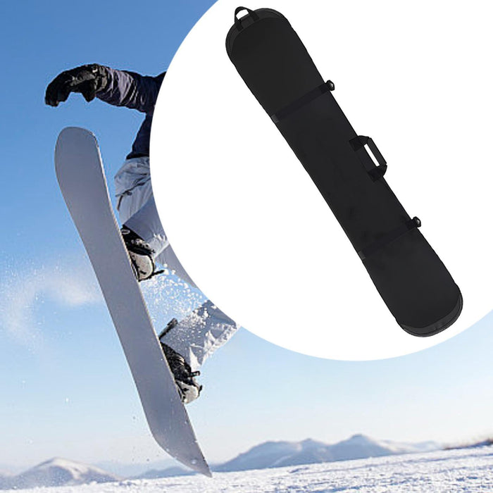 Crofta Snowboard Sleeve Travel Bag for Single Snowboard Accessories Soft Cover Case 155cm