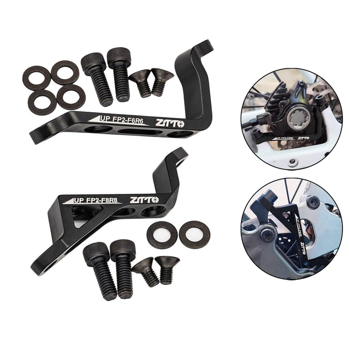 Crofta Bike Disc Brake Adapter Convert Sports Bicycle Disc Brake Conversion Bracket for 160mm Disc