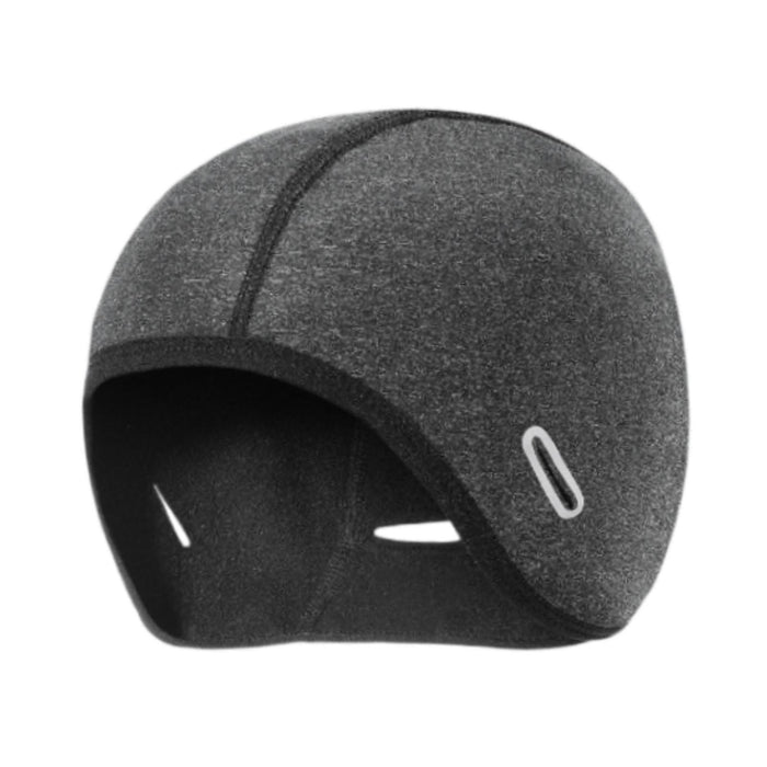 Crofta Winter Helmet Liner Cap Windproof for Outdoor Activities Skiing Motorcycling with Ponytail Hole