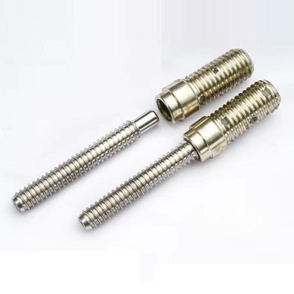 Crofta 2 Pieces Billiards Pool Cue Joint Pin Insert Metal Billiard Extension Screws