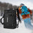 Crofta Ski Backpack Portable Stylish Ski Boot Bag for Skiing Cycling Mountaineering Black