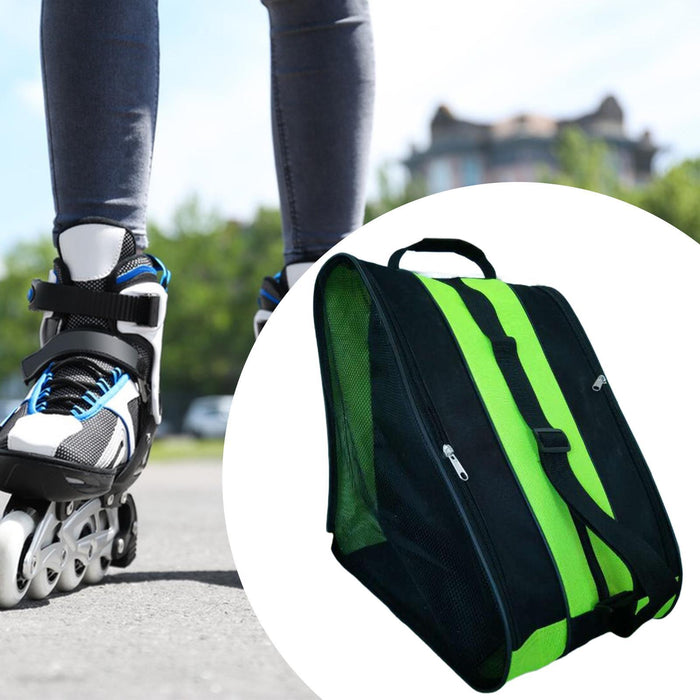 Crofta Roller Skate Bag Holder Skating Shoes Carrying Bag for Sports Travel Outdoor