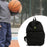 Crofta Basketball Backpack Sports Accessories Storage Bag for Swim Football Outdoor Black