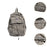 Crofta Basketball Backpack Sports Accessories Storage Bag for Swim Football Outdoor Gray