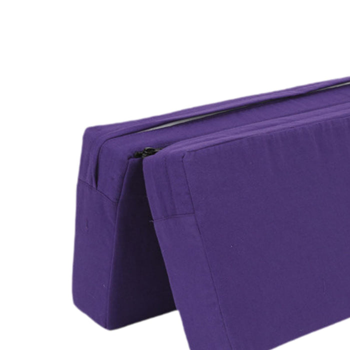 Crofta Yoga Bolster Pillow Accessories Floormat for Poses Modification Yoga Fitness Violet