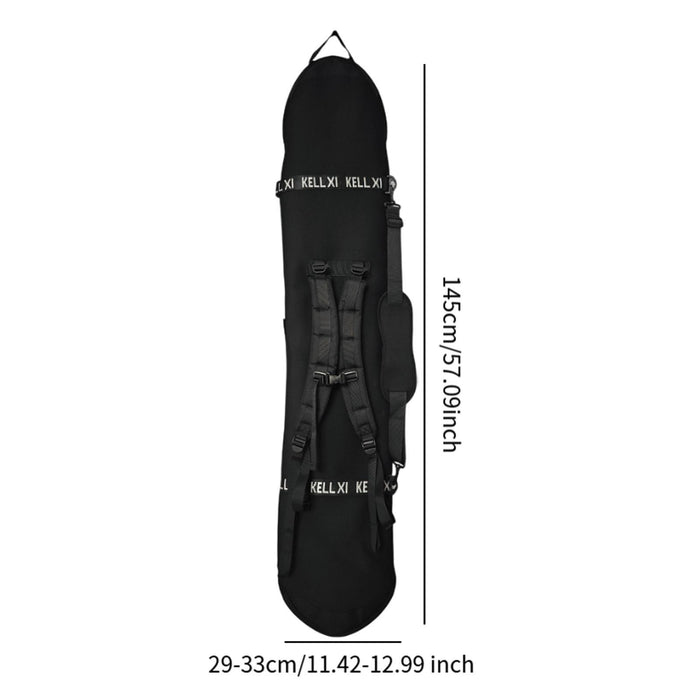 Crofta Snowboard Bag Carrying Ski Bag for Snowboarding Winter Sports Outdoor Sports Length 145cm