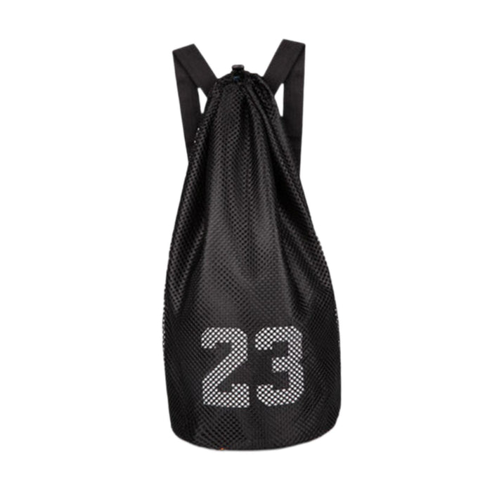 Crofta Basketball Backpack Bag Men Women Basketball Bag for Shopping Hiking Outdoor S 26cmx37cm