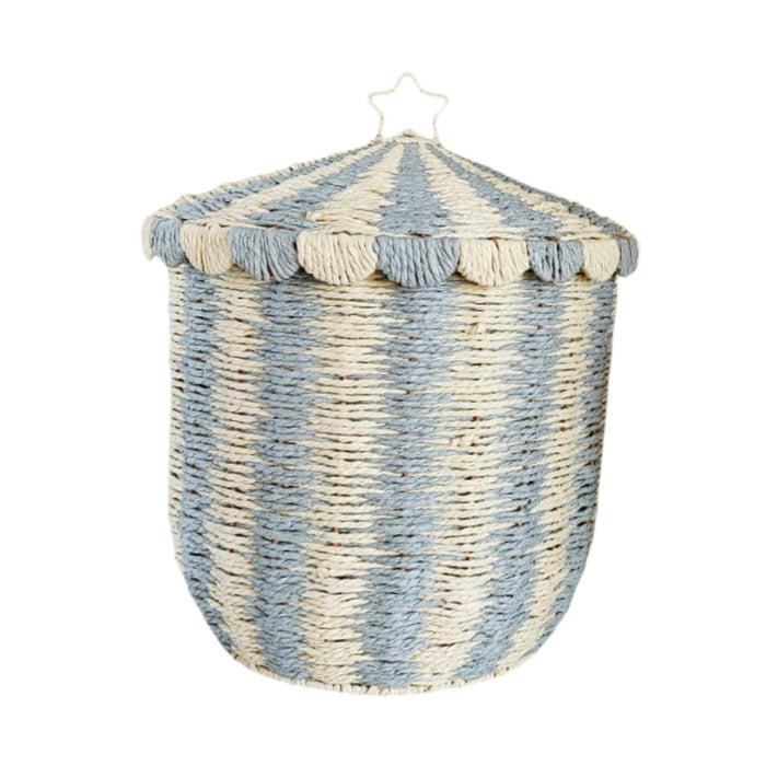 Crofta Woven Storage Basket Trendy Sundries Basket for Garden Farmhouse Room L