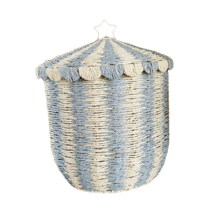 Crofta Woven Storage Basket Trendy Sundries Basket for Garden Farmhouse Room L