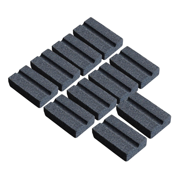 Crofta 10Pcs Dart Point Sharpener Compact with V Groove Dart Sharpening Sand Stones