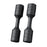 Crofta 2 Pieces Adjustable Dumbbells Multifunctional Fitness Equipment for Exercise Black